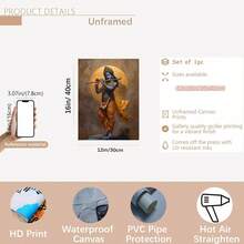 1 pieza Póster Moderno del Dios de la Flauta - Arte de Pared de Deidad & Zen, Impresión en Lienzo, Adecuado para Sala de Estar, Dormitorio, Decoración de Estudio de Yoga - Regalo Espiritual para Espacio de Meditación, Arte Religioso, 2D Plano - C - Ver 14