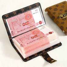 Dompet Penyimpanan Uang dengan Kunci Kombinasi Motif Bunga Besar, Tempat Buku, Organizer Uang, Kapasitas Besar, Buku Besar Akuntansi - Beraneka warna - View 3