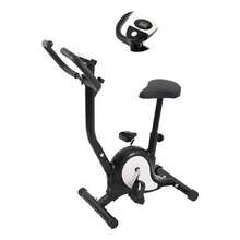 Bicicleta de Spinning Fija Magnética para Uso Doméstico con Controlador de Resistencia Ajustable y Asiento Cómodo para Ejercicio  y Eficiente - Actualización de La Versión Negra de La Bicicleta - Ver 3