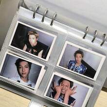 COR/TIS Peripheral Vintage Silver Leather A5 Card Album Detachable Student 3-Inch Idol Photo Card Storage Commemorative Display Photo Album - Multicolor - View 4