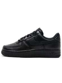 Nike Women's Sports Casual Shoes WMNS AIR FORCE 1 07 REC 26 Summer New Pure Black Low-Top Casual Sneakers DD8959-001 - Black - View 6