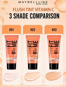 Maybelline 美寶林 Bare Glow 賦活乳液 #01 5ml 試用裝，1/3件可選，改善肌膚紋理，三重精華保濕，維生素C亮白，提亮膚色，適合中性至油性肌膚 - 美寶蓮早C管素顏霜 01 - 查看 4