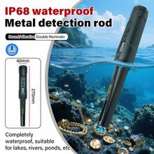 High Sensitivity Waterproof Metal Detector - 360° Scanning Adjustable Rod For Beach/Soil Hunting & Jewelry Pinpointing - Multicolor - View 2