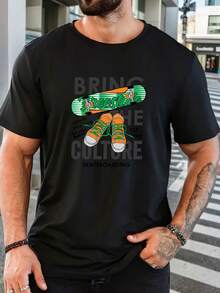 Camisetas de hombre - Negro - Ver 6