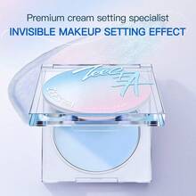 ZEESEA Soft Focus Setting Powder, Krim Pengatur Riasan yang Menyamarkan Pori-Pori dengan Puff, Pengontrol Minyak, Hasil Akhir Matte Alami Tahan Lama, Kosmetik Makeup Merek Ternama, Cocok untuk Wanita dan Anak Perempuan, Musim Gugur/Musim Dingin - Biru 8g - View 2