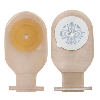 10PCS Urostomy Bag Drainable Pouch One Piece Ostomy Supplies,15-45mm Can Be Cut Backflow Prevention for Colostomy Ileostomy Stoma Care