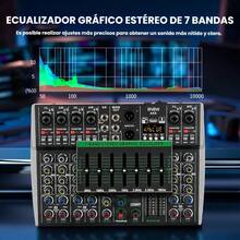 AK 8-Channel Professional Audio Mixer, 99 DSP, Bluetooth Connectivity For Mobile Phones, Built-In USB Interface, Computer Recording Capability, Compatible With 12V Car Power And 48V Phantom Power. Ideal For Live Broadcasts, Small Concerts, Etc. - US A Type Plug(110-127V) - View 8