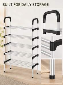 Multi-Layer Shoe Rack, Easy Assembly, Space-Saving Vertical Floor Shoe Storage Rack, Stackable 3D Shoe Cabinet Organizer, Suitable For Entryway, Corner, Bedroom, Dorm, Home Use, Large Capacity For Men's And Women's Sports Shoes, Slippers, Sandals, Boots, Easy-To-Assemble Shoe Storage Rack, Suitable For Retailers And Home Suppliers - View 7