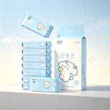 EDI Pure Water Cute Cleaning Wipes, Portable Cleaning Wet Tissues, Suitable For Daily Cleaning, Camping, Travel, Perfect For Travel And Christmas Holiday Gifts - Multicolor - View 4