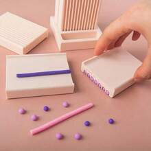 Soft Clay Shaping Tools, Can Make Spherical And Strip Clay, Jewelry Making Kit, DIY Earrings, Earrings, Hair Clips, Jewelry Set, Soft Clay Mold Tools, Round And Long Strip, Multiple Sizes, Soft Clay, Ceramic - Multicolor - View 5