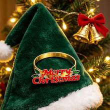 FILIAL MIN Christmas Metal Napkin Rings, Reindeer Garlands, Christmas Trees, Snowflake Napkin Rings, Napkin Clasps, Dining Table Decorations - Style 3 - View 2