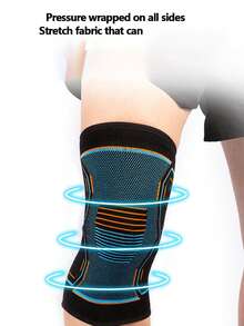 1pc Badminton Cycling Outdoor Hiking Sports Comfortable Elastic Leg Sleeve - Multicolor - View 8