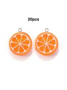 10/20/100pcs Double-Sided Lemon Slice Jewelry Accessories DIY Earrings Pendant Keychain Phone Charm Bag Pendant Doll Machine - Small Lemon Slices - View 23