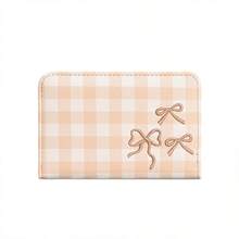 Plaid Bow Coin Purse Multi-Layer Card Holder - Multicolor - View 11