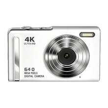 4K Ultra HD 數位相機，64MP 照片，16倍數位變焦，防震便攜式 Vlog 相機，支援 OTG 連接，1200mAh 電池，長效續航，多色可選，適合學生與內容創作者的便攜旅行相機 - 查看 12