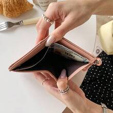 Korean Style Multi-Functional Foldable Zipper Bifold Wallet,Small Wallets For Women - Multicolor - View 3