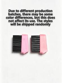 2/3 Pcs Professional Dual-Ended Edge Control Brush & Steel Pin Tail Comb, 2-In-1 Eyebrow Brush Hair Styling Tool, Precision Sectioning For Braiding, Portable For Home Salon Travel On-The-Go Touch Ups - Multicolor - View 14