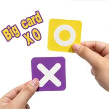 1 Set New Tic Tac Toe Upgraded Version XO Game 81 Small Slots 2-Player Board Game Desktop Game Fun Competition Leisure Entertainment Train Spatial Logical Thinking Cultivate Concentration Parent-Child Interaction Birthday Gift For Boys And Girls Brain Training - 彩色 - 查看 8