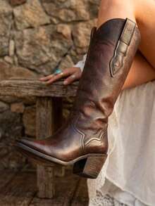 Women Knee-High Boots - Madera - View 2
