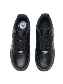 Nike Women's Sports Casual Shoes WMNS AIR FORCE 1 07 REC 26 Summer New Pure Black Low-Top Casual Sneakers DD8959-001 - Black - View 9