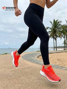 EDIXIM Summer New Professional Running Shoes Unisex Casual Shock-Absorbing Mesh Anti-Slip Lightweight Breathable Wide Soft Sole Athletic Shoes - Red - View 7