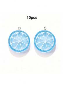 10/20/100pcs Double-Sided Lemon Slice Jewelry Accessories DIY Earrings Pendant Keychain Phone Charm Bag Pendant Doll Machine - Small Lemon Slices - View 14