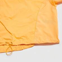 Adidas Spring/Summer Lightweight Hooded Women's Sports Jacket, Loose Comfortable Jacket Top Outerwear IM8836 - Bright Yellow - View 3