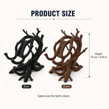 Root Shape Phone Stand, Nature Inspired Desktop Phone Holder, Stable Handsfree Viewing Stand For Video Calls, Streaming & Recipes, Decorative Phone Cradle For Home & Office - A - View 5