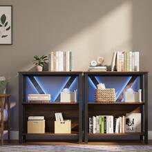 Bookcase - Brown 3-tier - View 11