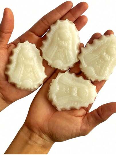 Hermosos Jabones en Forma de Virgen de Guadalupe, Hermosos Jabones artesanales en forma de virgen de guadalupe ideal para recuerdos de bautizos, primera comunión, cumpleaños, bienvenida bb, boda, etc con un exquisito aroma, da un recuerdo especial y útil en ese día tan importante