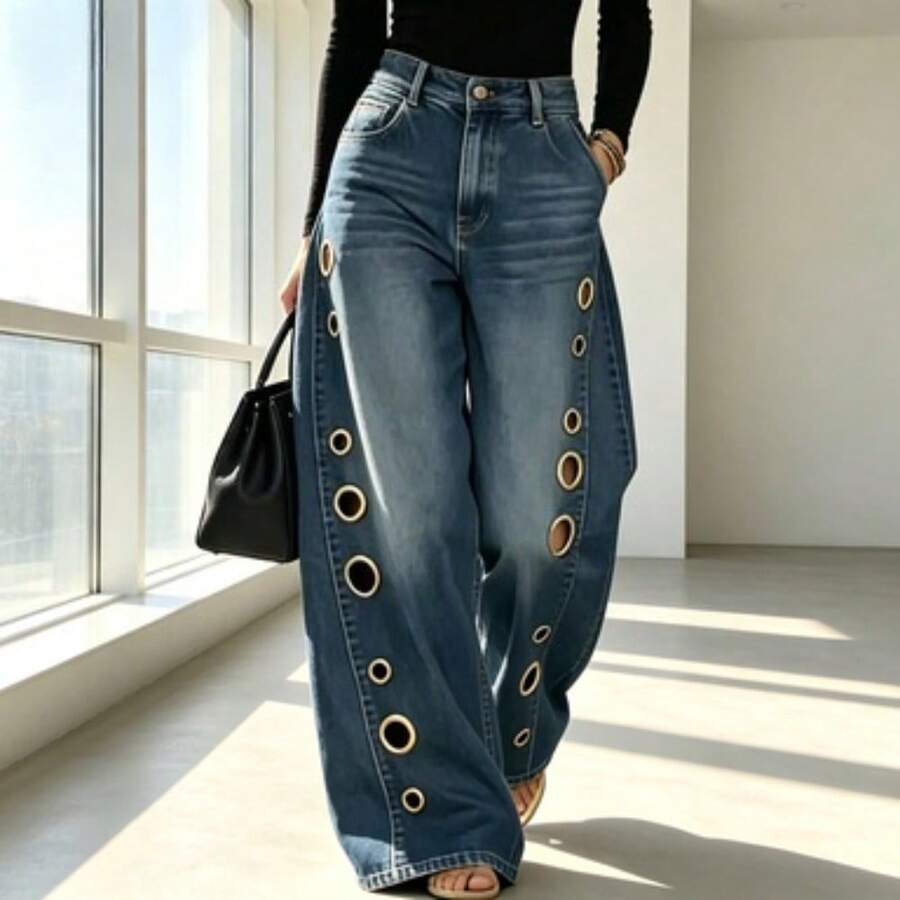 Women Jeans - Vintage Blue - View 1