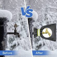 Faucet Anti-Freeze Cover, Home And Outdoor Winter Protection Cover, Thickened Insulation, Suitable For Household Use - Conventional - View 6