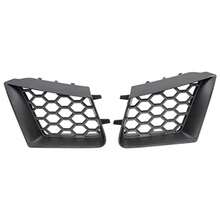 Srum Rejilla Superior para Parachoques Delantero, 2 Piezas de Repuesto para Panel de Delantero Negro Brillante para Seat Ibiza Cordoba 6L 2002‑2009, Srum, VEHICLE_GRILLE, Acrilonitrilo Butadieno Estir - A - Ver 2