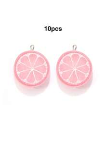 10/20/100pcs Double-Sided Lemon Slice Jewelry Accessories DIY Earrings Pendant Keychain Phone Charm Bag Pendant Doll Machine - Small Lemon Slices - View 16