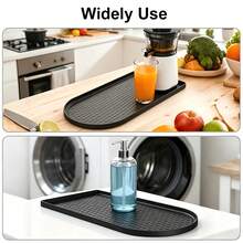 Silicone Coffee Bar Mat, Heat Resistant, Non-Slip, Leak-Proof, 15.8" X 8" Protective Mat, Suitable For Coffee Machines And Espresso Machines - Multicolor - View 8