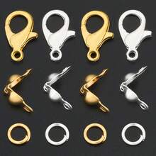 250pcs/500pcs DIY Jewelry Findings Set Includes Lobster Clasp, Jump Rings, Clasps, DIY Buckle Kit, End Connectors, Open Jump Rings, Suitable For Bracelet Connectors, Beading, Bead End Connectors, Anklet End Closed Rings, Fixed Hanging Rings, Jewelry Connecting Rings And Other Handmade Jewelry Making - Lobster Clasp & Bag Clasp & Jump Ring - View 11