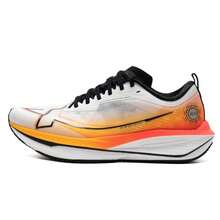 XTEP Sepatu Olahraga Komuter Pria One-Piece Molded 2.0: Cengkeraman Baru, Tahan Aus, Ringan, Bernapas, Menyerap Guncangan, dan Memantul. - Putih/Merah-oranye - View 6