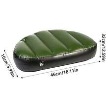 Green Inflatable Seat Cushion, Waterproof Durable Kayak Boat Fishing Pad For Outdoor Camping - Green - View 4