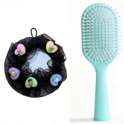 Children's Dance Bun Maker Hair Net Hair Tie Bun Hairnet Hair Cover Ballet Latin Dance Hair Styling Comb Set
