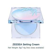 ZEESEA Soft Focus Setting Powder, Krim Pengatur Riasan yang Menyamarkan Pori-Pori dengan Puff, Pengontrol Minyak, Hasil Akhir Matte Alami Tahan Lama, Kosmetik Makeup Merek Ternama, Cocok untuk Wanita dan Anak Perempuan, Musim Gugur/Musim Dingin - Biru 8g - View 7