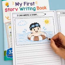 Lachilly Kindergarten Reading & Drawing & Writing Workbook, Coloring Practice Book, Creative Reading, Drawing & Writing Activity Book, Story Writing Activity Worksheets, Preschool Language Arts, Early Learning Education Workbook, Teacher Designed, Suitable For Classroom And Home Learning - Multicolor - View 8