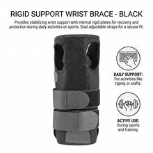 Breathable Wrist Brace With Adjustable Steel Plate Support, Ergonomic Mesh Wrist Support For Sports Recovery And Daily Joint Protection - Multicolor - View 5