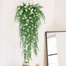 Artificial Decorative Flowers, Home Yard Dining Table Living Room Room Decoration Wedding Party Event Decoration, Gathering Party Holiday Decoration, Dining Table Decoration - White - View 3