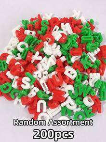 200/600pcs Large Letter Beads, Mixed Color Plastic Letters A-Z, Suitable For Jewelry Making, Bracelets, Necklaces, Keychains, Shoelaces And Handmade Crafts - Multicolor - View 15