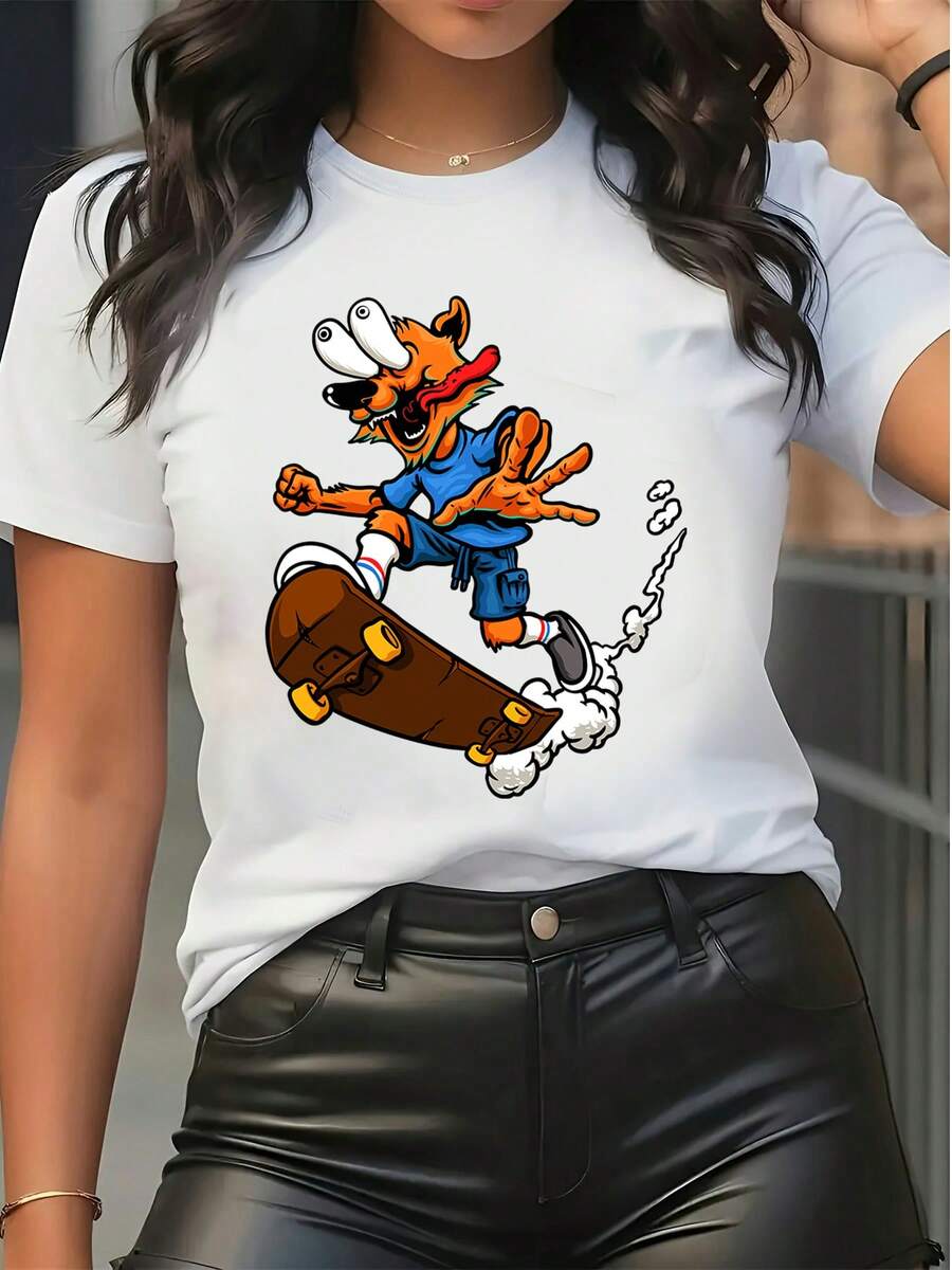 Women T-Shirts - 白色 - 查看 1
