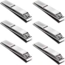 Edelstahl Dicke Zehen- & Fingernagel Schere Set - Rutschfeste gerade Klinge Schere, geeignet für Männer, Frauen, Senioren - Klassisches Nagelpflege Set - Flachboden, groß - Übersicht 9