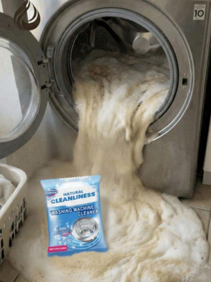 Washing Machine Cleaning Tablets - Deep Descaling And Deodorizing For Front-Load And Top-Load Washing Machines | Powerful Descaler And Dirt Remover For Hard Water Areas | Cleans Drum, Inner Tub, Water Pump, Filter And Rubber Seal | Deodorizing Cleaning Product - Powdery - View 1