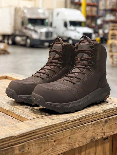 Botas Hombre Comp Toe Ligeras Cómodas, para Construcción y Almacén