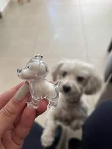 MESHUOKAI 1/2/4/5pcs Transparent Pet Hair Keepsake Keychain, Dog Hair Memorial Keychain, Suitable For Golden Retriever, Schnauzer, Holiday Graduation Mother's Day Gift - Multicolor - View 7
