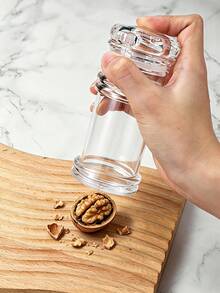 1pc Plastic Transparent Seasoning Bottle, Acrylic Sauce & Vinegar Dispenser For Kitchen, Restaurant, Home Storage - Multicolor - View 9